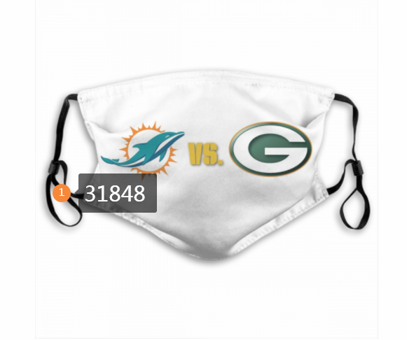 NFL Miami Dolphins 1052020 Dust mask with filter